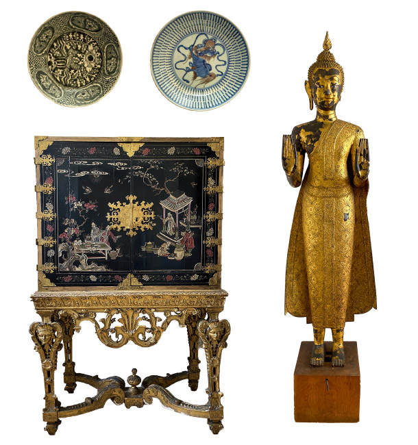 Ankauf asiatische Objekte aus Keramik, Holz, Sandstein, Silber, Jade und Marmor in Rheingau
